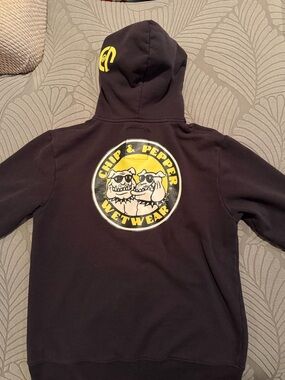 Vintage OG Chip & Pepper zip up- black.